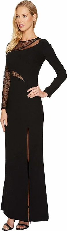 Best-Sellers Bohemian Vibe Aidan Mattox - Sheer Lace Cutout Long Sleeve Dress MN1E201536SC